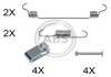 Монтажний к-кт гальмівних колодок 0019Q
