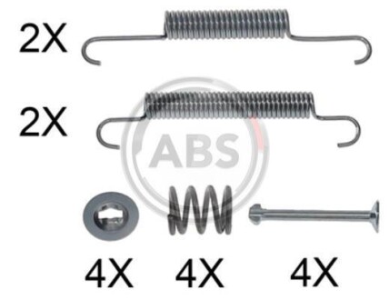 Монтажний к-кт гальмівних колодок A.B.S. 0020Q (фото 1)