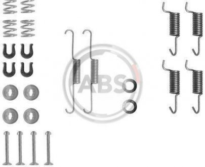 Пружинки колодок+штифты A.B.S. 0788Q (фото 1)