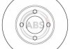 Тормозной диск перед. Audi 100/80 (83-91) A.B.S. 15745 (фото 2)