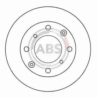 Диск гальмівний A.B.S. 15832 (фото 1)