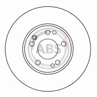 Диск гальмівний A.B.S. 16107 (фото 1)
