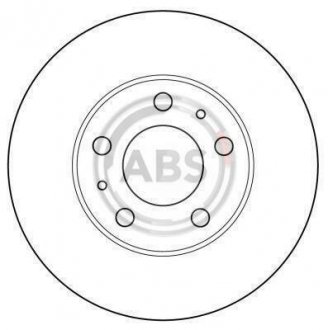 Гальмівний диск перед. Boxer/Ducato/Jumper (06-21) A.B.S. 16291 (фото 1)