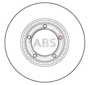 Диск гальмівний A.B.S. 16565