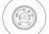 Гальмівний диск перед. A1/A3/Bora/Cordoba/Fabia (96-21) A.B.S. 16882 (фото 2)