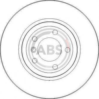 Тормозной диск перед. E46/E85/E86 (99-08) A.B.S. 17025 (фото 1)