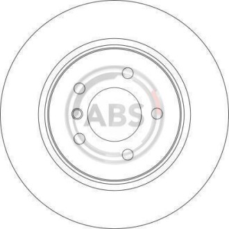 Диск гальмівний A.B.S. 17026