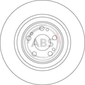 Гальмівний диск пер. MB W163 98-05 (345x32) A.B.S. 17037