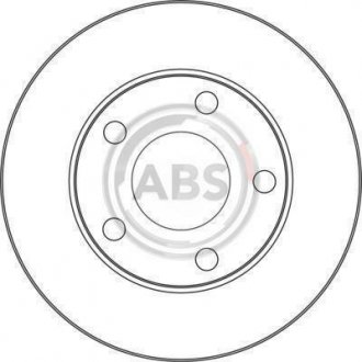 Тормозной диск задн. A6 99-05 A.B.S. 17056