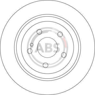 Диск гальмівний A.B.S. 17112