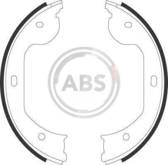 Колодки гальмівні задн. X F86/X F16/X F85/X F15/F07/F02/F01/X E72/X E71/X E70/F04/E63/X E83/E61 98- A.B.S. 9109