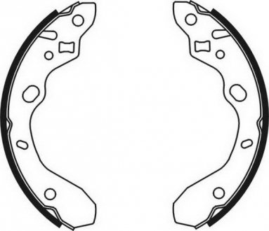 Гальмівні колодки, барабанні ABE C03042ABE