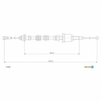 Трос зчеплення ADRIAUTO 57.0102 (фото 1)
