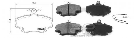 Колодки тормозные APLUS 71119BBAP