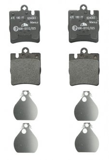 Комплект тормозных колодок, дисковый тормоз ATE 13.0460-4065.2 (фото 1)