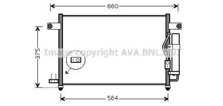 Радiатор (AVA) AVA COOLING DW5049D