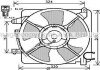 AVA CHEVROLET Вентилятор радіатора охолодження MATIZ, SPARK DW7519