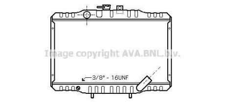 Радiатор AVA COOLING MTA 2062