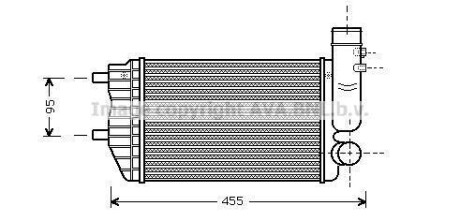 Інтеркулер AVA COOLING PE 4183