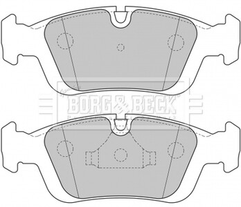 - Гальмівні колодки до дисків BORG & BECK BBP1627 (фото 1)