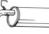 Глушитель, алюм. cталь, задн. часть OPEL CORSA III 1.2i -16V (01/10-) HTB (185-3 185313