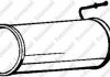 Глушитель, алюм. cталь, задняя часть OPEL ASTRA 03-04 (185483) BOSAL