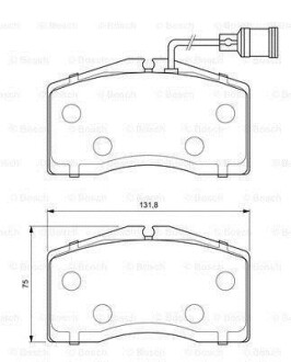 Тормозные колодки BOSCH 0986424664 (фото 1)