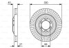 BOSCH ISUZU Гальмівний диск передн. D-MAX I, D-MAX II 0986479V29