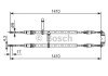 BOSCH SAAB Трос гальмівний 9-5 -09 1987477245