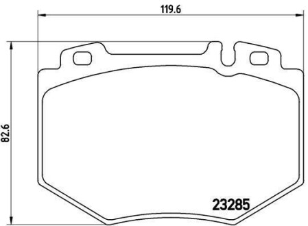 Гальмівні колодки дискові BREMBO P50048