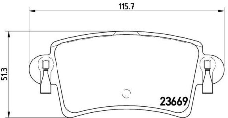 Гальмівні колодки дискові BREMBO P59 040 (фото 1)