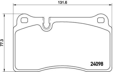 Гальмівні колодки дискові BREMBO P85 116 (фото 1)