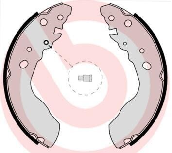 Гальмівні колодки барабанні BREMBO S79522