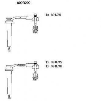Провод высокого напряжения BREMI 800R200 (фото 1)