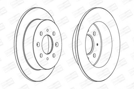 Диск гальмівний CHAMPION 562016CH