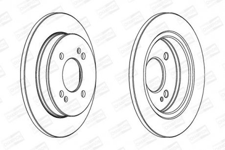 Диск гальмівний CHAMPION 562429CH