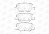 Колодки тормозные дисковые задние CITROEN C4 AIRCROSS 10-|MAZDA 6 Estate (GJ, GL 573442CH
