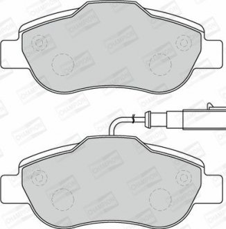 FIAT Колодки тормозные передн.Panda 03-,500,Ford Ka 08- CHAMPION 573839CH (фото 1)