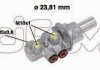 CIFAM FIAT Главный тормозной цилиндр с ABS Doblo 05-  (сист.Bosch) 202-683