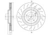 CIFAM DB Гальмівний диск передній C-CLASS (W203) 03-07, CLK (C209) CLK 500 06-09 800-1533FC