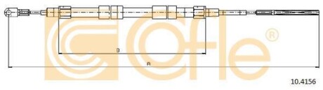Трос ручника COFLE 10.4156 (фото 1)