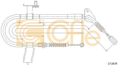 Трос COFLE 170679 (фото 1)