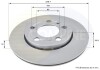 ADC1461V Comline - Диск гальмівний вентильований з покриттям