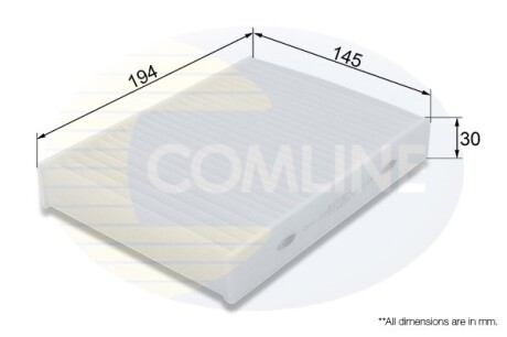 - Фільтр салону (аналогWP2132) Comline EKF404