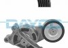 DAYCO VW Поликлиновой ременный комплект (ремень+натяж. мех.) EOS 2.0 06-, GOLF 2.0 04- KPV891