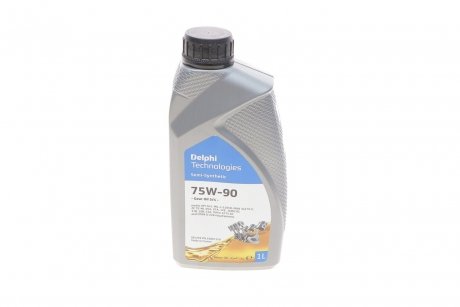 Трансмиссионное масло Gear Oil 5/4 75W-90, 1л Delphi 25067150 (фото 1)