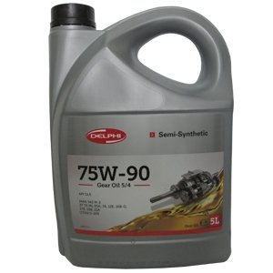 Трансмиссионное масло Gear Oil 5 GL-5 75W-90, 5л Delphi 25067331