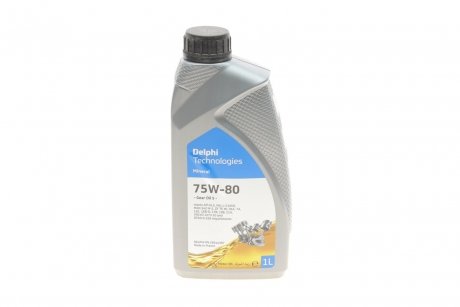 Трансмиссионное масло Gear Oil 5 75W-80, 1л Delphi 28344397