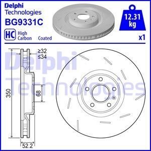 Гальмівний диск Delphi BG9331C