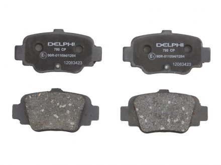 Гальмівні колодки, дискові Delphi LP0780 (фото 1)